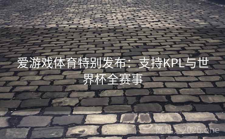 爱游戏体育特别发布:支持KPL与世界杯全赛事