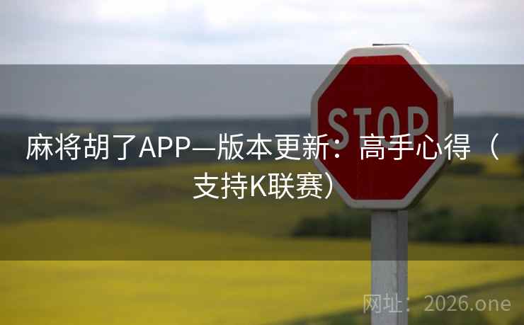 麻将胡了APP—版本更新:高手心得(支持K联赛)